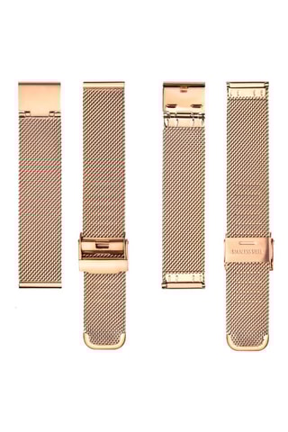 Montre à quartz en acier et diamant Patricia