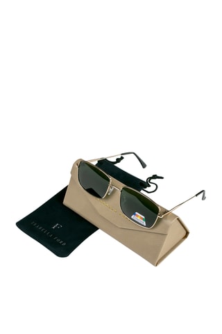 Lunettes de soleil polarisées femme 1990 - Catégorie 3 - Doré et noir