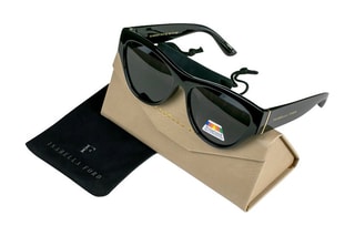 Lunettes de soleil polarisées femme Glamour - Catégorie 3 - Noir