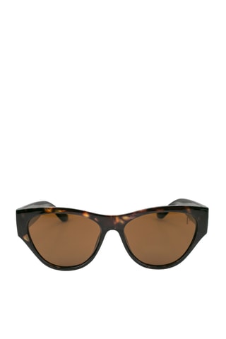 Lunettes de soleil polarisées femme Glamour - Catégorie 3 - Jaune foncé et marron