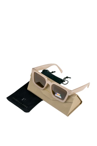 Lunettes de soleil polarisées femme Penelope - Catégorie 3 - Beige et marron