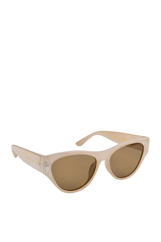 Lunettes de soleil polarisées femme Glamour - Catégorie 3 - Beige et marron