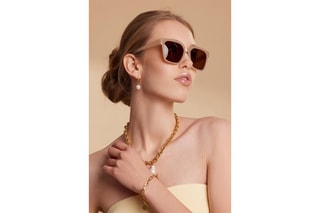 Lunettes de soleil polarisées femme Modish - Catégorie 3 - Beige et marron