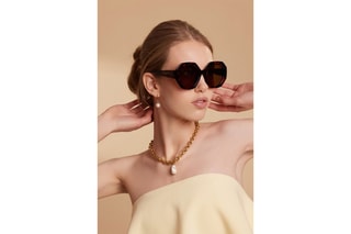 Lunettes de soleil polarisées femme Glamour - Catégorie 3 - Jaune foncé et marron foncé
