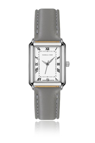 Montre à quartz en cuir et diamant Netty