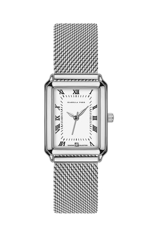 Montre à quartz en acier et diamant Netty