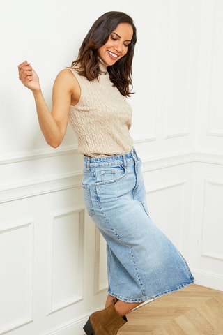 Mouwloze Trui - Ecru