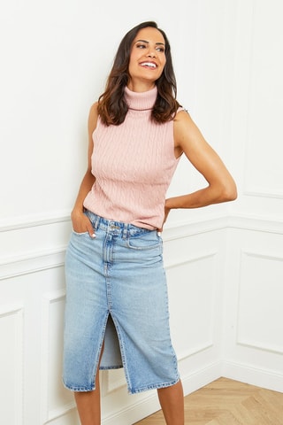 Mouwloze Trui - Roze