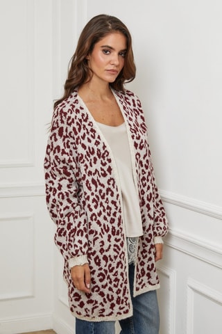 Lang Vest - Bordeauxrood