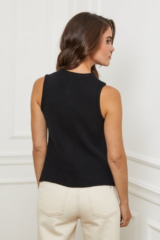 Mouwloos Vest - Zwart