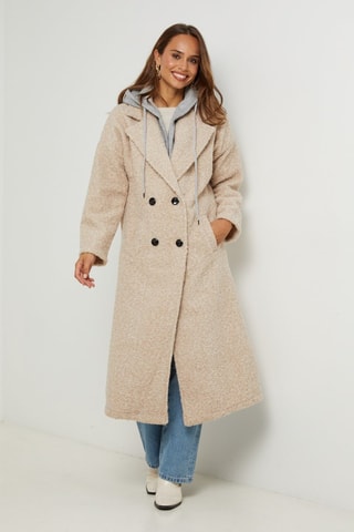 Jas met Capuchon - Taupe