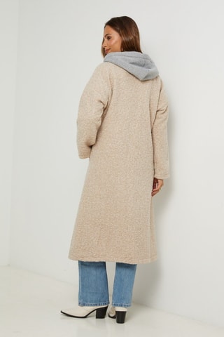 Jas met Capuchon - Taupe