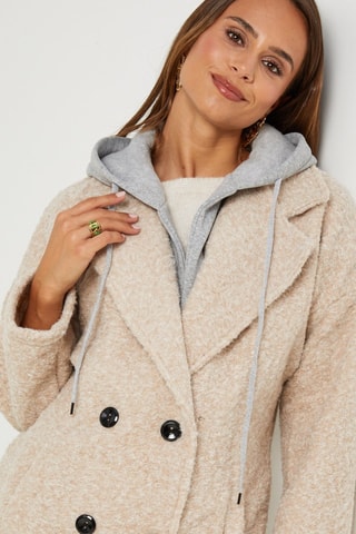 Jas met Capuchon - Taupe