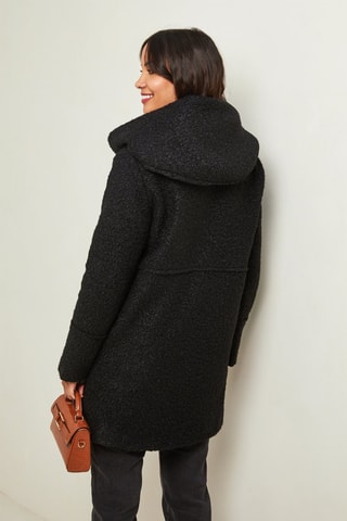 Jas met Capuchon Zwart