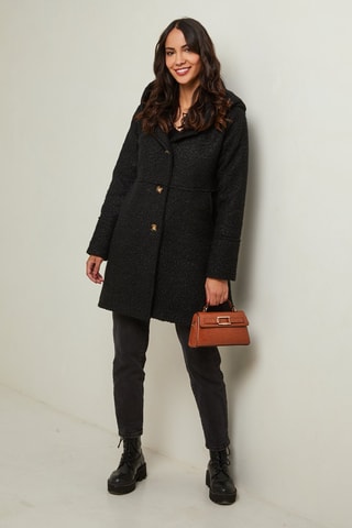 Jas met Capuchon Zwart