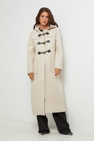 Dufflecoat met Capuchon - Beige