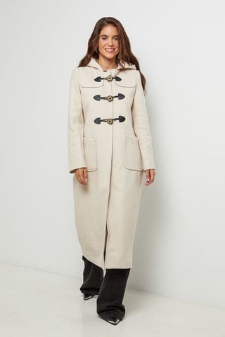 Dufflecoat met Capuchon - Beige