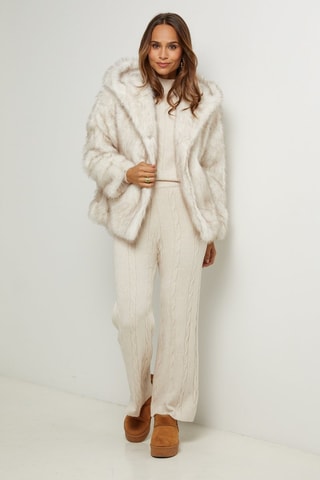 Jasje met Capuchon - Ivoorkleurig