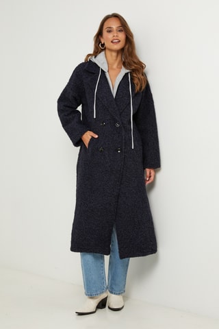 Jas met Capuchon - Marineblauw