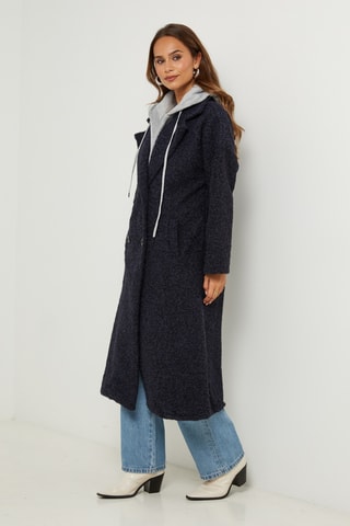 Jas met Capuchon - Marineblauw