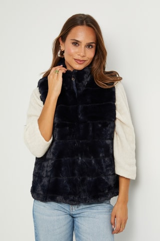 Mouwloos Vest - Marineblauw