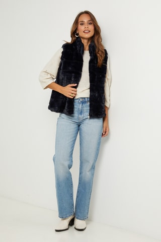 Mouwloos Vest - Marineblauw