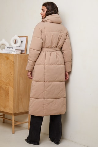 Gewatteerde Jas - Camel