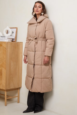 Gewatteerde Jas - Camel