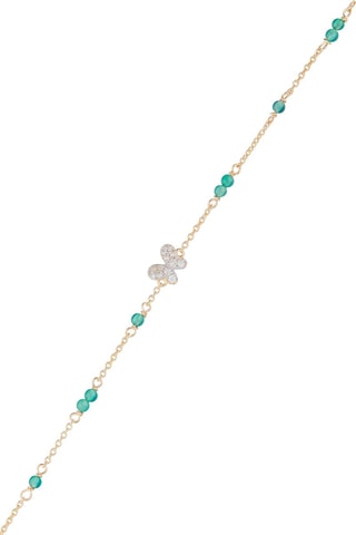 Bracciale Mantola - Oro giallo, agate e diamanti