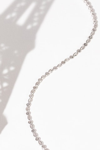 Bracciale Ligne de Chance - Oro bianco e diamanti