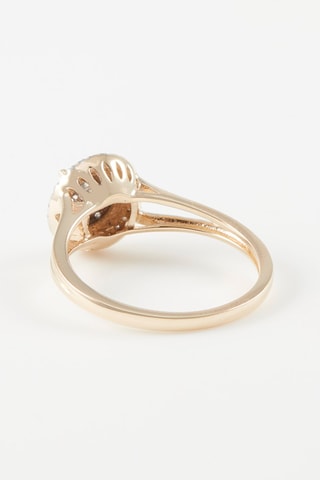 Anello - 
Oro giallo e diamanti