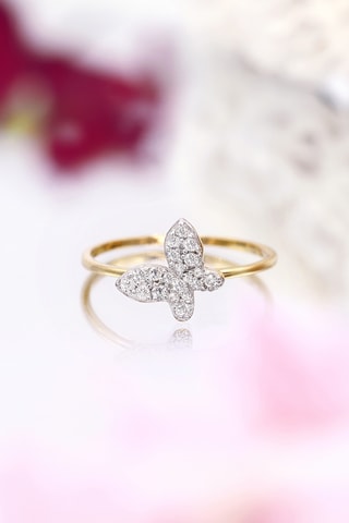 Anello Arica - Oro giallo e diamanti