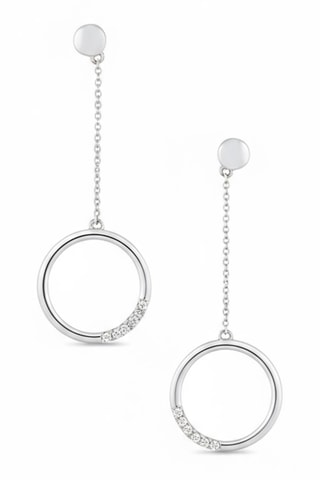 Orecchini - Oro bianco e diamanti