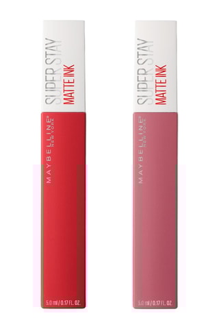Duo Lippenstift Super Stay Matte Ink - Pioneer en Lover - 2 x 5 ml 