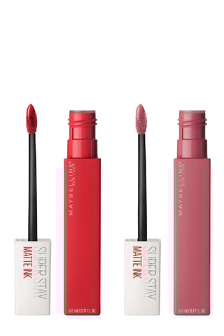Duo Lippenstift Super Stay Matte Ink - Pioneer en Lover - 2 x 5 ml 