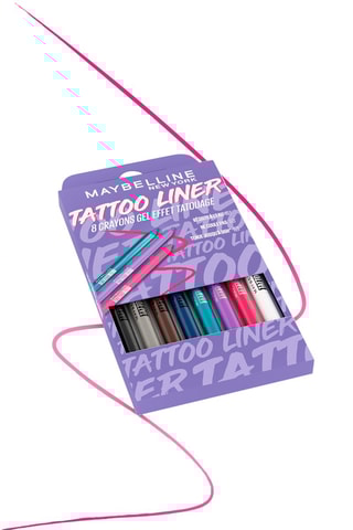 8 matite gel effetto tatuaggio - 8 x 1,3 g