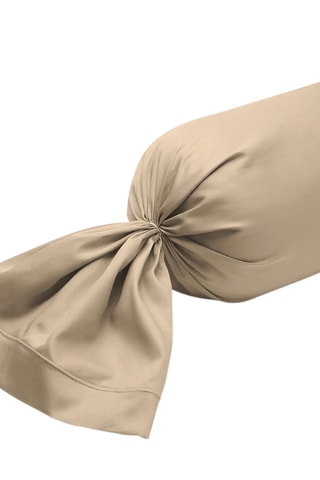 Federa cuscino alla francese in percalle di cotone 80 fili/cm² - Beige