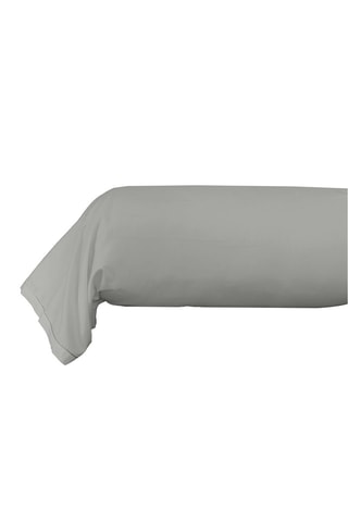 Perkalkatoenen Rolkussensloop 80 Draad/cm² - Grijs