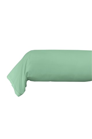 Perkalkatoenen Rolkussensloop 80 Draad/cm² - Groen