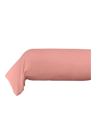 Perkalkatoenen Rolkussensloop 80 Draad/cm² - Roze