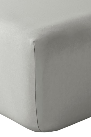 Perkalkatoenen Hoeslaken 80 Draad/cm² - Parelgrijs