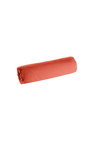 Perkalkatoenen Hoeslaken 80 Draad/cm² - Terracotta