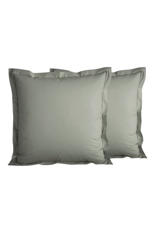 Perkalkatoenen Kussensloop 80 Draad/cm² -  Antraciet