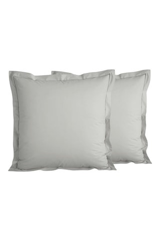 Perkalkatoenen Kussensloop 80 Draad/cm² - Parelgrijs