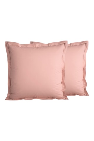 Perkalkatoenen Kussensloop 80 Draad/cm² -  Roze