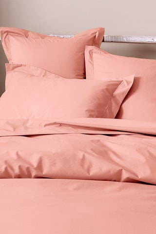 Perkalkatoenen Kussensloop 80 Draad/cm² -  Roze