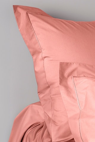 Perkalkatoenen Kussensloop 80 Draad/cm² -  Roze