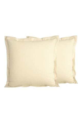 Perkalkatoenen Kussensloop 80 Draad/cm² -  Ivoorkleurig