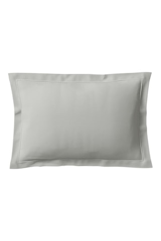 Perkalkatoenen Kussensloop - 80 draad/cm² - Parelgrijs