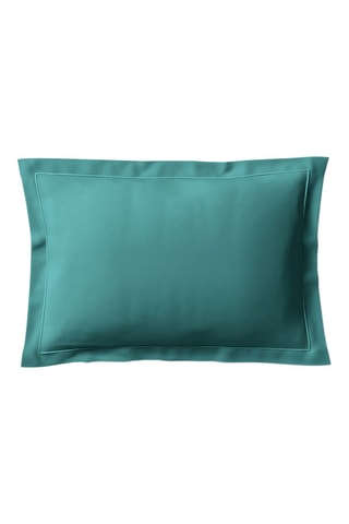 Perkalkatoenen Kussensloop 80 Draad/cm² - Turquoise